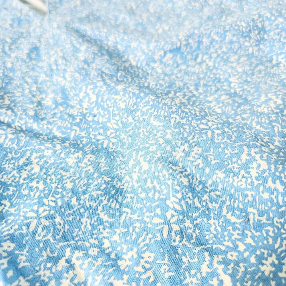 Bella Bliss Toddler Girls Cotton Swim Cover-Up Cornflower Blue Floral Size 3